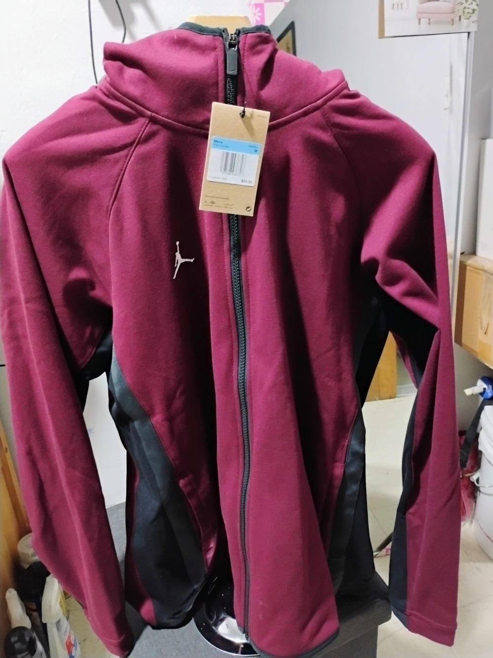 Men’s Jordan DriFit Showtime Full Zip Basketball Hoodie Size: Medium NWT